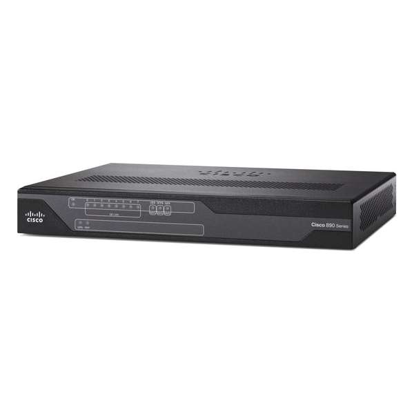 Cisco 892FSP bedrade router Gigabit Ethernet Zwart