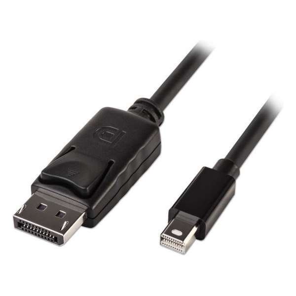 Lindy 2m, Mini DisplayPort - DisplayPort Zwart