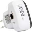 Wifi Repeater WHITE RHINO ® Luxe Wireless WiFi Versterker Stopcontact Wit + Inclusief Gratis Internetkabel
