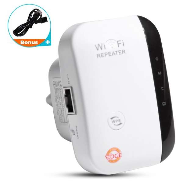FirmEdge Wifi Versterker - 300Mbps - Repeater - Stopcontact - Draadloos - Netwerk / Internet - Booster - Extender FirmEdge Wifi Versterker - 300Mbps - Repeater - Stopcontact - Draadloos - Netwerk / Internet - Booster - Extender