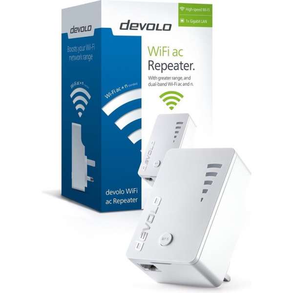 Devolo 9790 - Wifi versterker - 900 Mbps Devolo 9790 - Wifi versterker - 900 Mbps