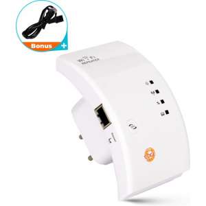 FirmEdge Wifi Versterker - 300Mbps - Repeater - Stopcontact - Draadloos - Netwerk / Internet - Booster - Extender