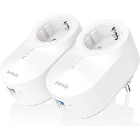 Tenda PH6 PowerLine-netwerkadapter 1000 Mbit/s Ethernet LAN Wit 2 stuk(s)