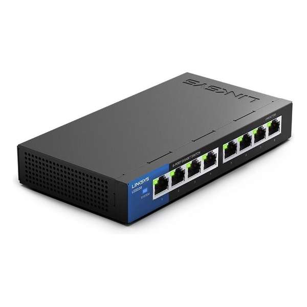 Linksys LGS108 - Netwerk Switch Linksys LGS108 - Netwerk Switch