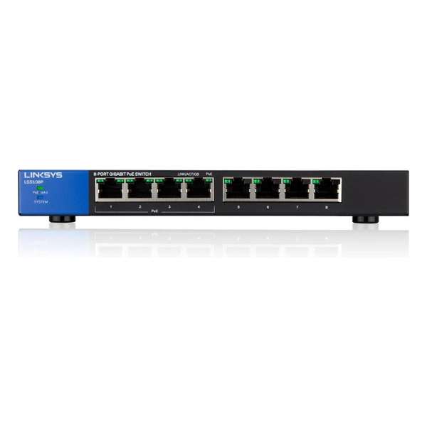 Linksys LGS108P - Netwerk Switch