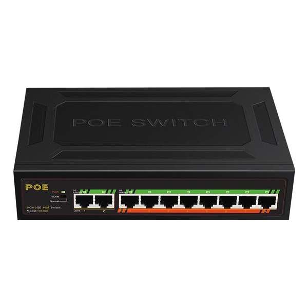 SBVR TXE005 PoE Netwerk Ethernet Switch | 10 poorten | 1000 Mbps SBVR TXE005 PoE Netwerk Ethernet Switch | 10 poorten | 1000 Mbps