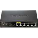 D-Link DGS-1005P netwerk-switch Unmanaged L2 Gigabit Ethernet (10/100/1000) Zwart Power over Ethernet (PoE)