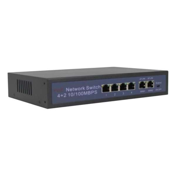 POE switch 4 kanalen