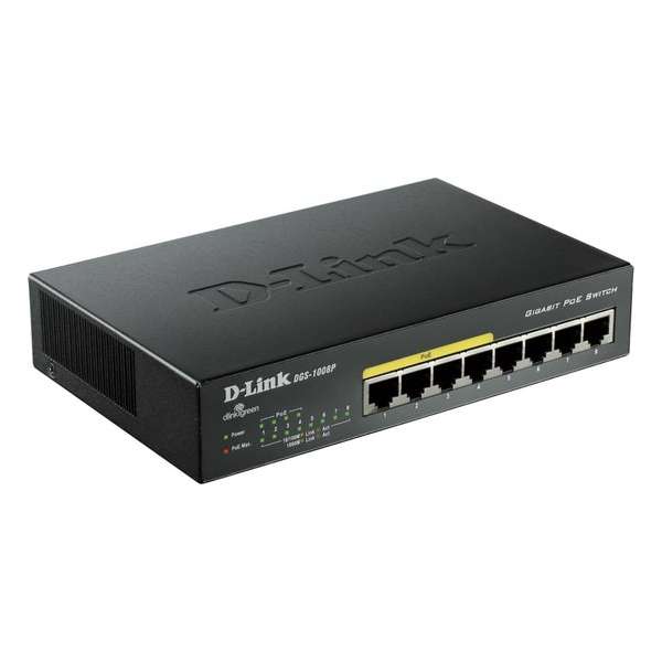 D-Link DGS-1008P - Switch