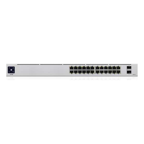 Ubiquiti Networks UniFi 24-Port PoE Managed L2/L3 Gigabit Ethernet (10/100/1000) Zilver 1U Power over Ethernet (PoE)
