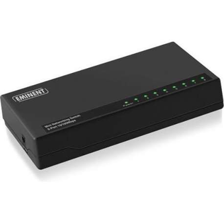 Eminent 8 - poorts mini netwerk-switch