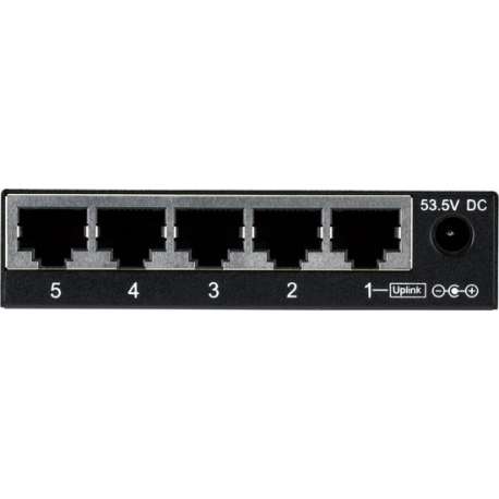 Renkforce FR-S1005PED-F Ethernet Switch 10 / 100 Mbit/s PoE-functie