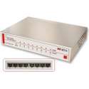Lindy Network Switch - Gigabit, Desktop, 8 Port, 10/100/1000 Managed Zilver Power over Ethernet (PoE)