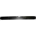 Patch Panel UTP 19" 24x RJ45 cat.5e, kabel drager