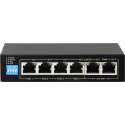 4 PoE port(s) + 2 Up-link port(s) Switch
