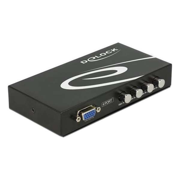 DeLOCK 87635 seriële switch box Bedraad