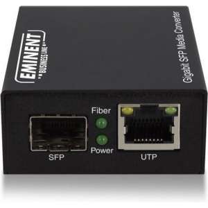 Eminent EM4005 1000Mbit/s Zwart netwerk media converter