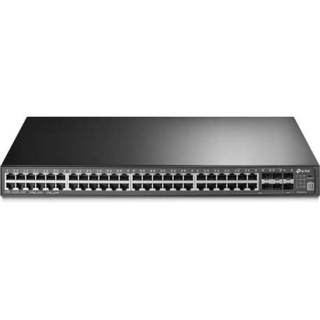 TP-LINK T3700G-52TQ Managed L2/L3 Gigabit Ethernet (10/100/1000) Zwart