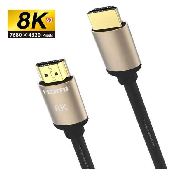 SBVR | HDMI 2.1 Kabel | Male to Male | Gold Plated | 4K@120Hz | 8K@60Hz | 48 Gbit/s | HDCP2.2 | 1.2 meter SBVR | HDMI 2.1 Kabel | Male to Male | Gold Plated | 4K@120Hz | 8K@60Hz | 48 Gbit/s | HDCP2.2 | 1.2 meter