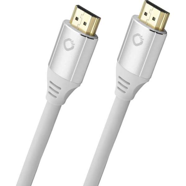 Oehlbach Black Magic Evolution MKII HDMI Kabel 48 Gbps 2m wit Oehlbach Black Magic Evolution MKII HDMI Kabel 48 Gbps 2m wit