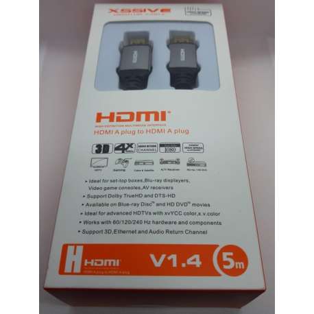 HDMI kabel 5 meter Full HD 1080, 3D 4K
