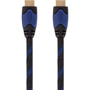 Hdmi-Kabel 4K Ultra Hd 3 Meter - Ps4/Ps3 - Blauw/Zwart