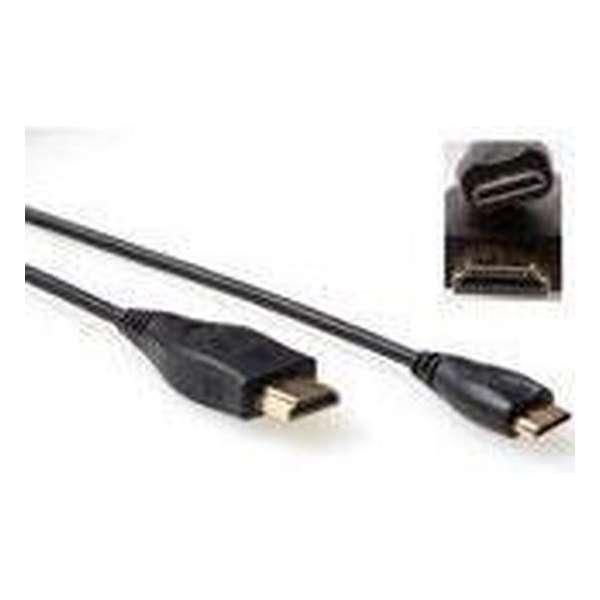 Advanced Cable Technology - 1.4 High Speed HDMI kabel naar Mini HDMI - 2 m - Zwart
