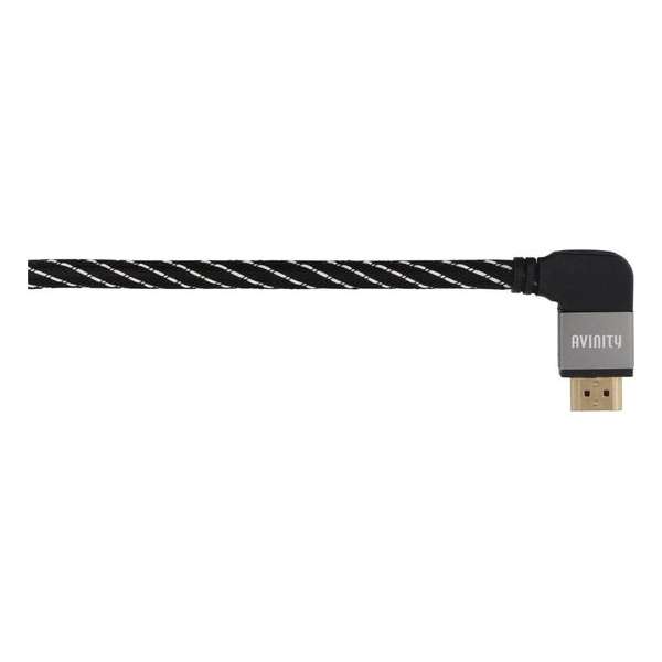 Avinity HDMI kabel met ethernet 90° connector 1.5m verguld