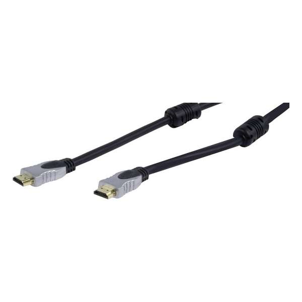 HQ - 1.4 High Speed HDMI kabel - 3 m - Zwart HQ - 1.4 High Speed HDMI kabel - 3 m - Zwart