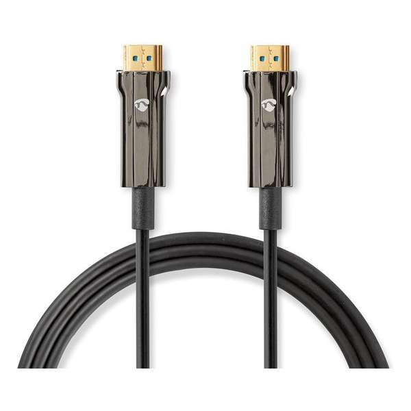 Nedis Premium actieve optical fiber HDMI kabel - versie 2.1 (8K 60Hz HDR) - 100 meter