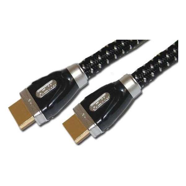 shiverpeaks HDMI, 3.5 m HDMI kabel 3,5 m HDMI Type A (Standaard) Zwart, Zilver