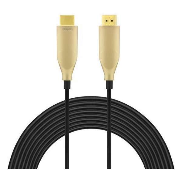 NÖRDIC HDMI-F020 HDMI kabel - 4K 60Hz - Glasvezel - 20 Meter - Zwart NÖRDIC HDMI-F020 HDMI kabel - 4K 60Hz - Glasvezel - 20 Meter - Zwart
