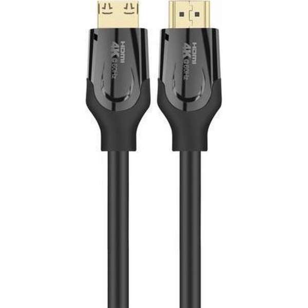 NÖRDIC HDMI-F015 HDMI kabel - 4K 60Hz - Glasvezel - 15 Meter - Zwart NÖRDIC HDMI-F015 HDMI kabel - 4K 60Hz - Glasvezel - 15 Meter - Zwart