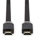 Nedis CVBP34100AT20 Platte High Speed Hdmi-kabel Met Ethernet Hdmi-connector - Hdmi-connector 2,0 M Antraciet