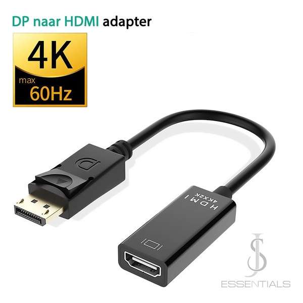 DisplayPort naar HDMI - 4K UHD - DisplayPort Kabel - DisplayPort naar HDMI adapter DisplayPort naar HDMI - 4K UHD - DisplayPort Kabel - DisplayPort naar HDMI adapter