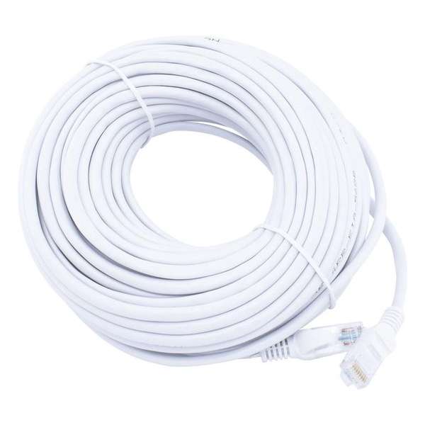 20 meter premium UTP kabel - Tot 1000 Mbps - Wit - Incl. RJ45 stekkers - Hoge kwaliteit