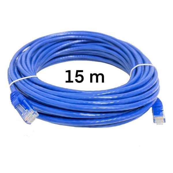 Internetkabel CAT 6 - 15 meter - RJ45 - Ethernet kabel - Netwerkkabel - UTP Kabel Internetkabel CAT 6 - 15 meter - RJ45 - Ethernet kabel - Netwerkkabel - UTP Kabel