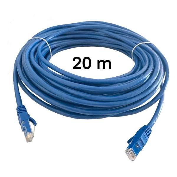 Internetkabel CAT 6 - 20 meter - RJ45 - Ethernet kabel - Netwerkkabel - UTP Kabel Internetkabel CAT 6 - 20 meter - RJ45 - Ethernet kabel - Netwerkkabel - UTP Kabel