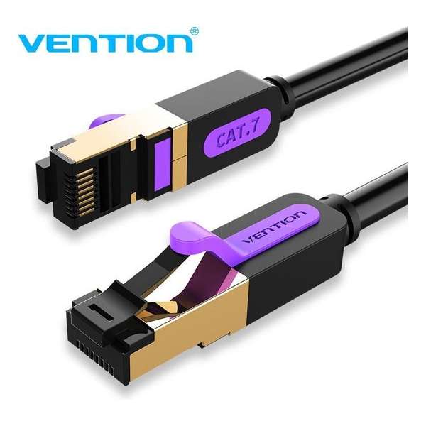 Vention Internet Kabel CAT 7 - SSTP LAN kabel - 10 GB/s & 600 MHz - 5 meter Vention Internet Kabel CAT 7 - SSTP LAN kabel - 10 GB/s & 600 MHz - 5 meter