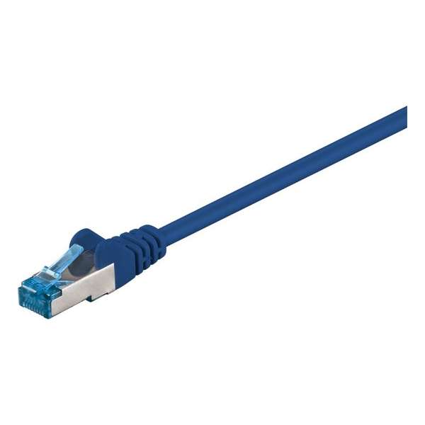 Goobay - S/FTP netwerkkabel CAT6a - Blauw - 20 meter