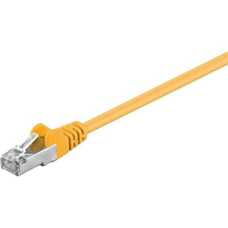 Goobay CAT 5-5000 FTP Yellow 50m netwerkkabel Geel