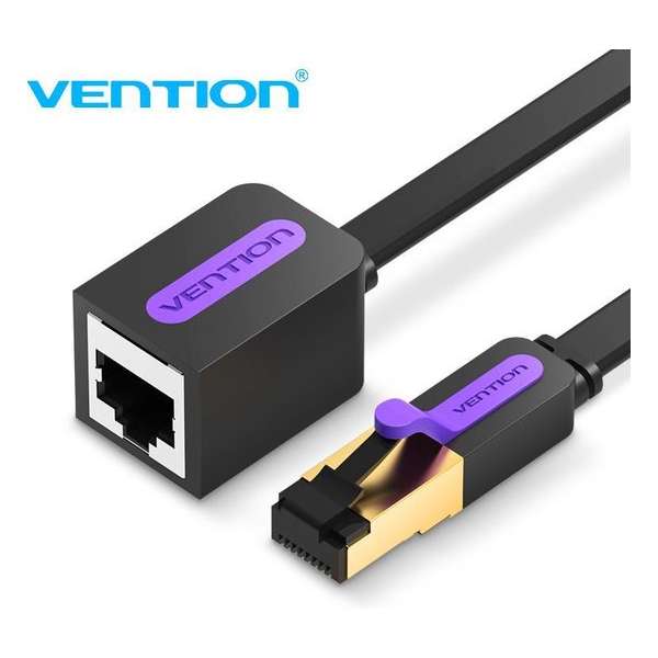 Vention Internet Verlengkabel CAT 7 - SSTP LAN kabel - 10 GB/s & 600 MHz - 1 meter Vention Internet Verlengkabel CAT 7 - SSTP LAN kabel - 10 GB/s & 600 MHz - 1 meter