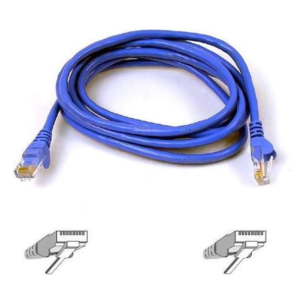 Belkin A3L980B05M - UTP Patch kabel - Cat.6 / 5 meter / Blauw