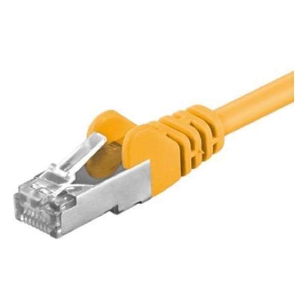 Goobay CAT 5-2000 FTP Yellow 20m netwerkkabel Geel
