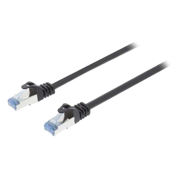 Valueline VLCP85320B100 Cat6a S/ftp Netwerkkabel Rj45 (8/8) Male - Rj45 (8/8) Male 10.0 M Zwart