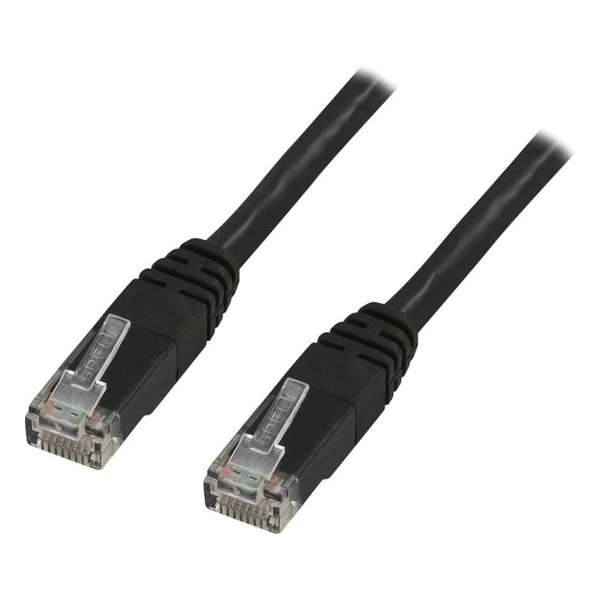 DELTACO TP-620S, Netwerkkabel RJ45 Cat.6 U/UTP 100% Koper Zwart, 20m DELTACO TP-620S, Netwerkkabel RJ45 Cat.6 U/UTP 100% Koper Zwart, 20m