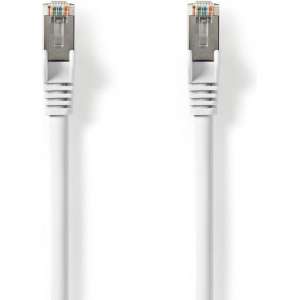 Nedis S/FTP CAT8.1 40 Gigabit netwerkkabel / wit - LSZH - 5 meter