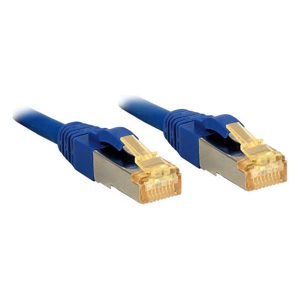 Lindy 47280 netwerkkabel 3 m Cat7 S/FTP (S-STP) Blauw