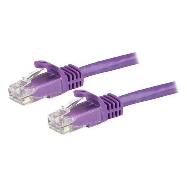 StarTech.com Cat6 netwerkkabel met snagless RJ45 connectoren UTP patchkabel paars 10m