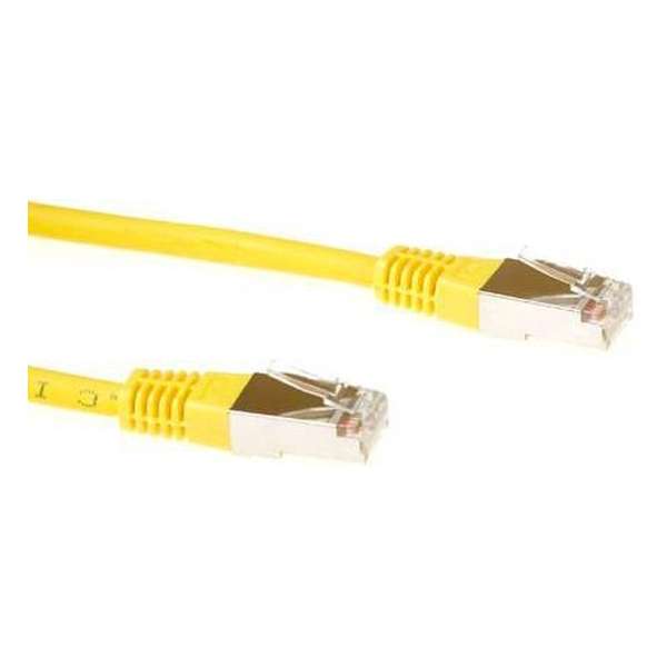 ACT CAT5E F/UTP netwerkkabel  5 meter - Geel